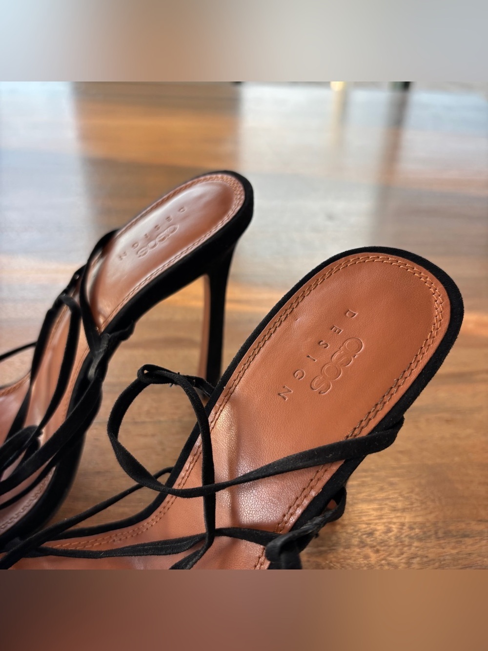 Asos Strappy Lace Up Heels, Size 8 - Picture 8 of 10